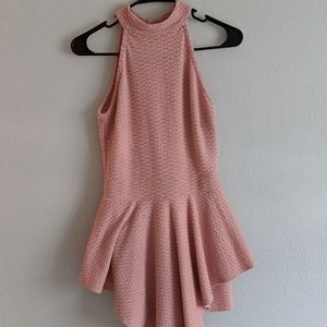 Sleeveless Pink Romper